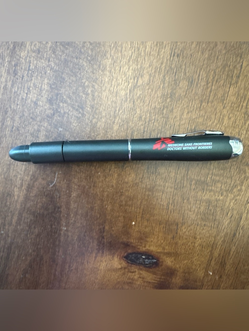 Doctors Without Borders Pen Flashlight Phillips Flat Screwdriver Multi-Tool